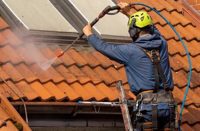 Démoussage et hydrofuge de toiture à Faux